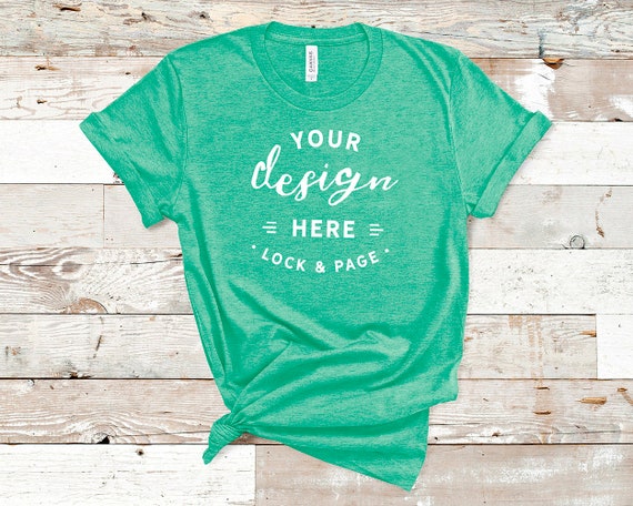 kelly green bella canvas