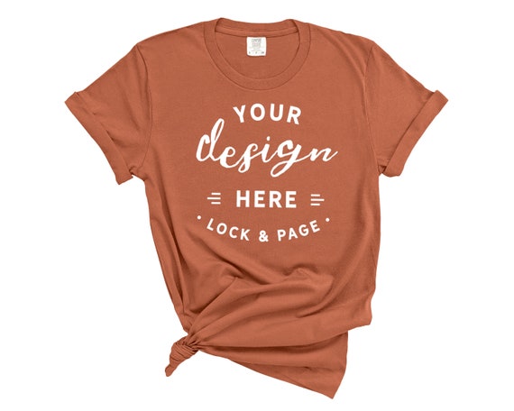 Yam Comfort Colors 1717 T Shirt Mockup 