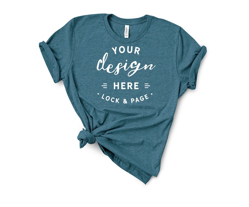 bella canvas heather deep