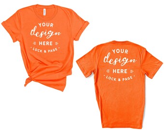 Plain Orange Shirt - Etsy