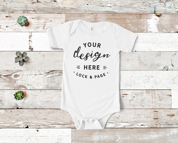 Bella Canvas 100b Mockup Baby Toddler One Piece Mockup White Etsy
