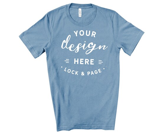 Unisex T Shirt Mockup Bella Canvas 3001 Mega Bundle All Colors Etsy