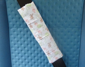Bunny Seatbelt Padded Cover