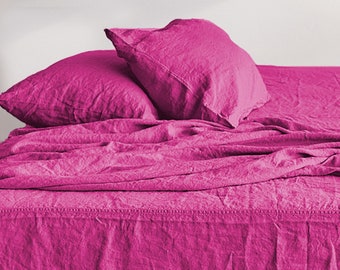 Hot Pink Pillow Case Etsy