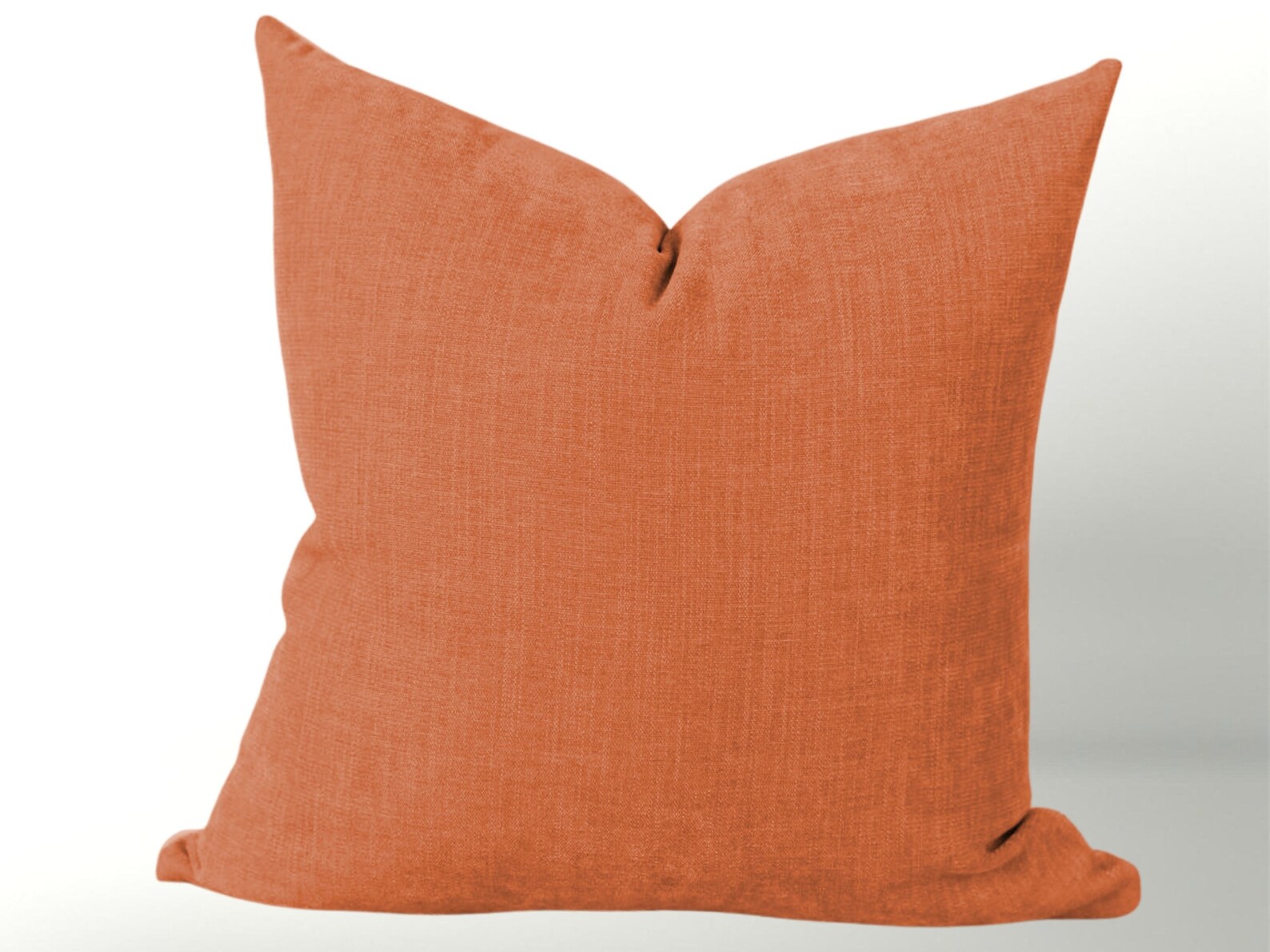 Burnt orange Square Pillow Cover with Envelope in 20x20 Etsy