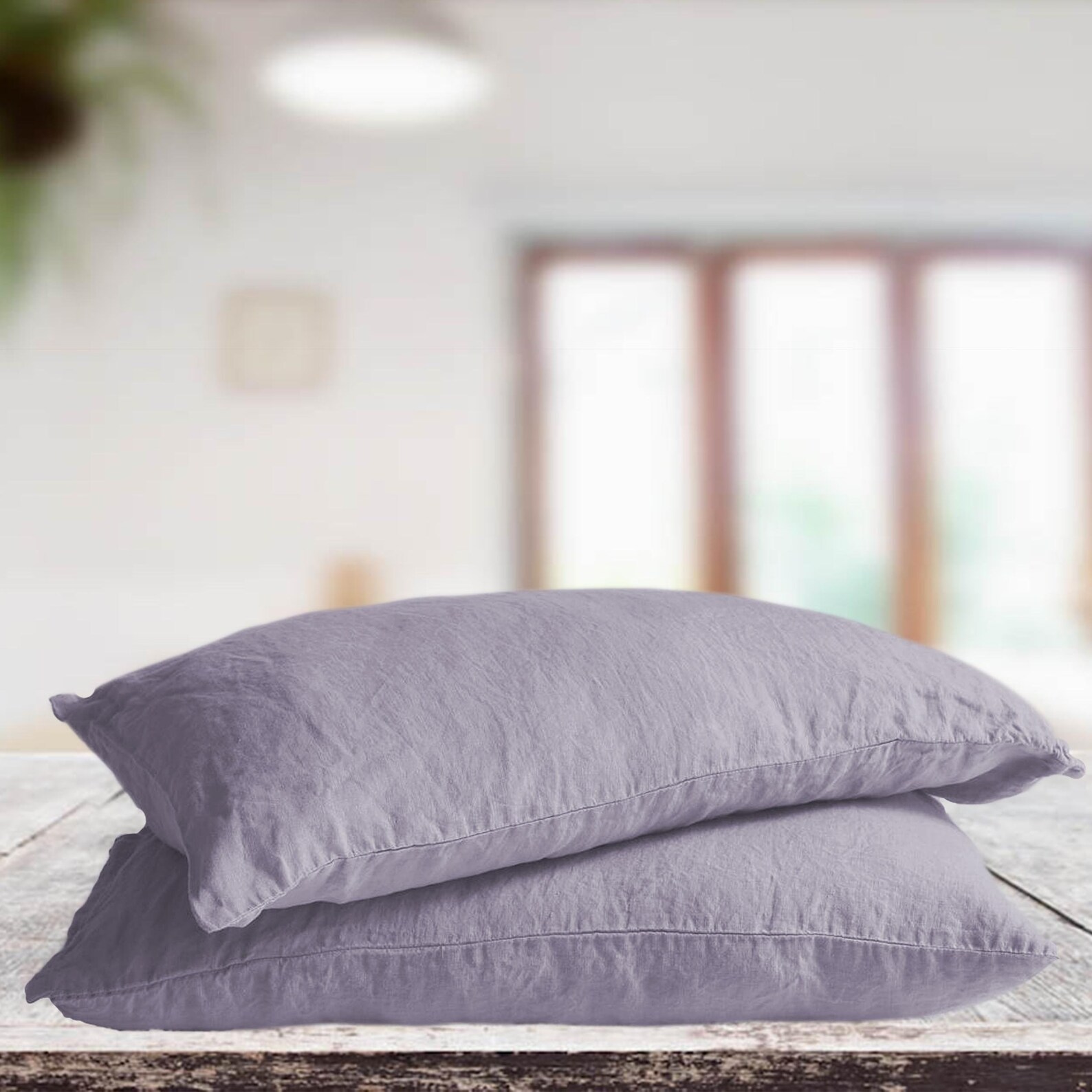 Lavender Linen duvet cover. King Queen Twin Double Full Etsy