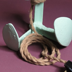 Lampe butée de porte en fer Victorian Cobblers - Vert de mer