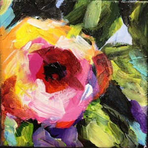 May Flowers - Original Acrylic Painting, Print or set of Notecards with envelopes by Robyn Barber, Santa Fe, TN