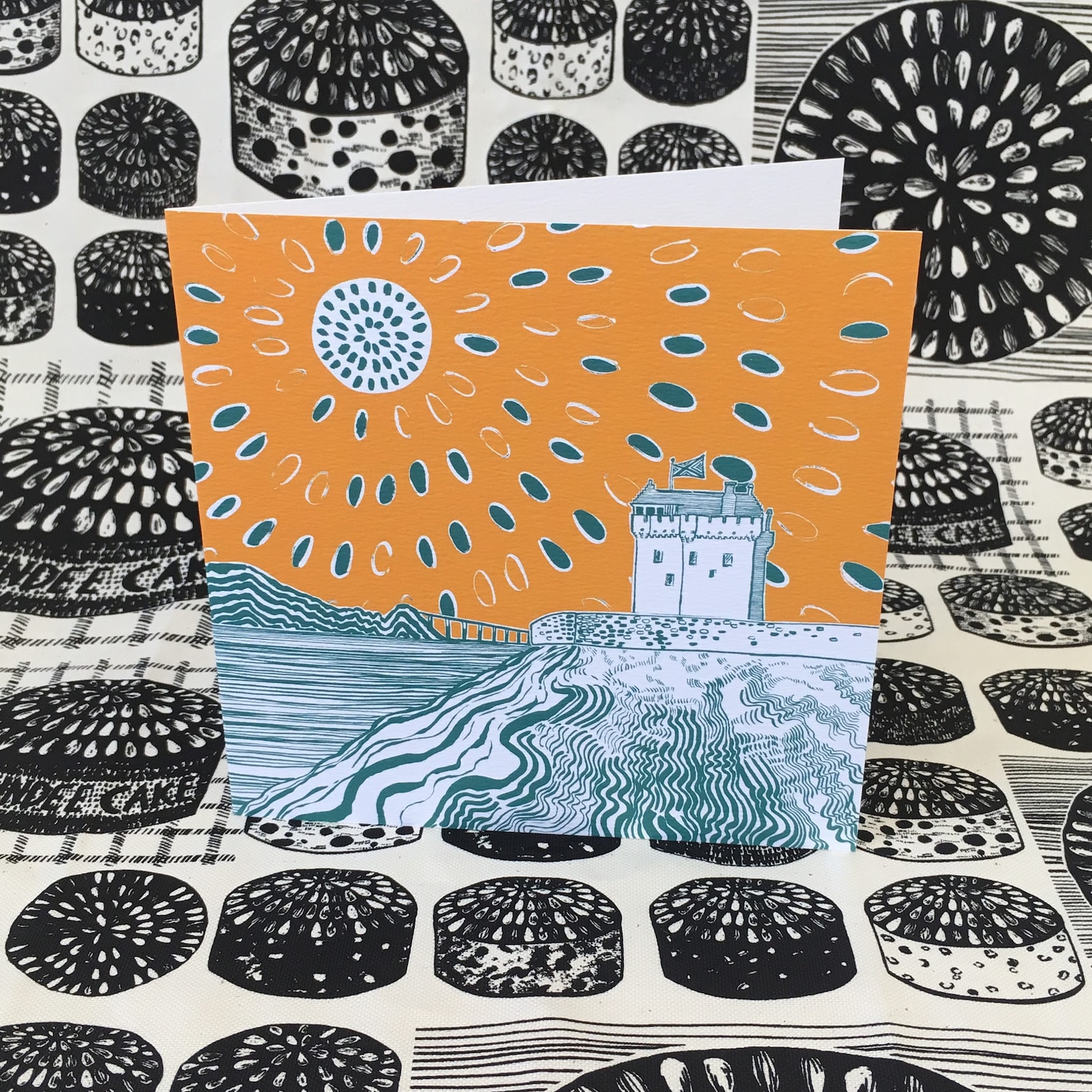 Broughty Ferry Beach Castle Greetings Card / Dundee Delights Etsy