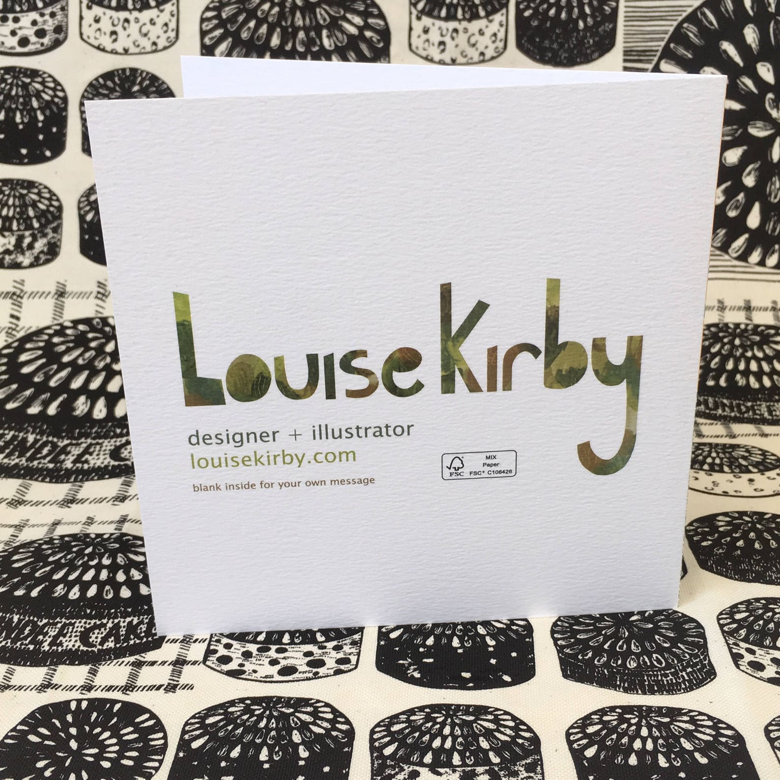 Dundee Cakes Greeting Card / Scottish Art / Dundee Delights / Etsy