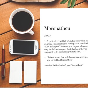 Moronathon| SignificationCarte Rude | Carte brute| Insulte| Carte insultante| Carte d’anniversaire | Carte générale| Moron| Dictionnaire| Drôle