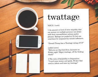 Twattage Dictionary Meaning|Rude Card|Crude Card|Insult|Insulting Card|Birthday Card|General Card|Twattage|Dictionary|Spelling|Meaning|Twat