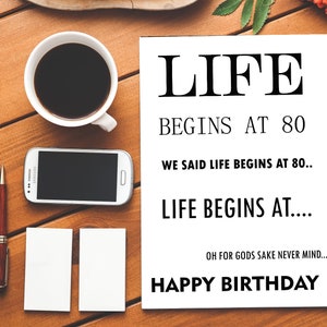 La vie commence à 80 ans, NOUS AVONS DIT que la vie commence à 80 ans |