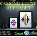 Buy 2 Get 1 Free, 3 Letter Diamond Monogram Alphabet, Ai, CDR, Eps, SVG ...