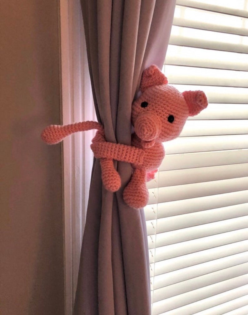 Curtain Tie Backs Farm Tie Backs Nursery Curtain Tiebacks Etsy