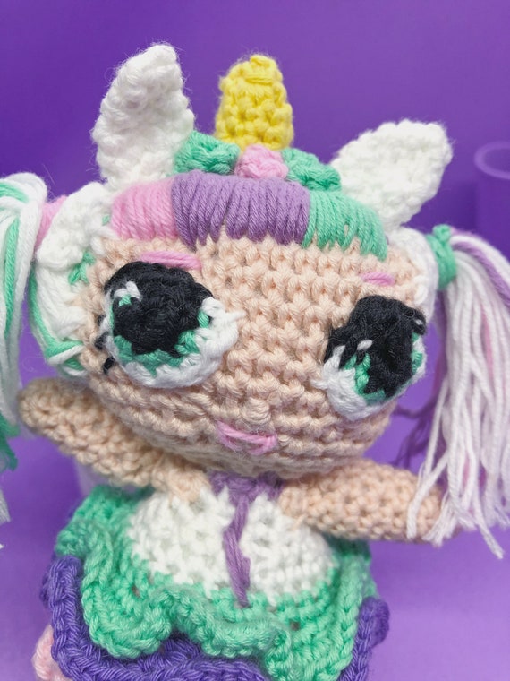 lol unicornio amigurumi