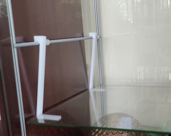 Shelf Extenders for IKEA Detolf Glass Cabinet - Lowers Shelf - Larger Capacity
