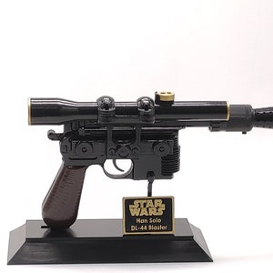 Han Solo Blaster DL 44 Replica the Force Awakens Prop Collectable With Free Stand Free Shipping Christmas Gift Etsy Canada