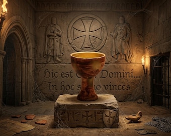 Indiana Jones Holy Grail Replica | Cup of a Carpenter | The Last Crusade Prop | Movie Collectable | Free Shipping