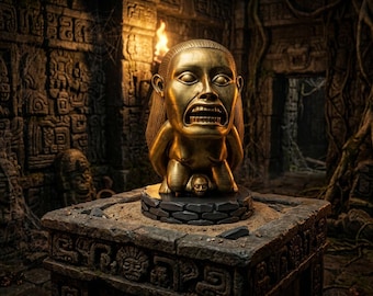 Golden Idol from Raider of the Lost Ark Free Shipping with Tracking