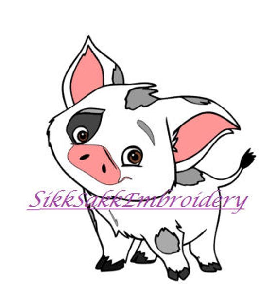 Pua Moanas Cute Pig Svg Moana Clipart Moana Studio3 Moana Etsy