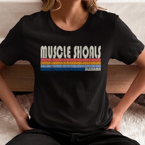 Retro 80s Style Muscle Shoals Al T-Shirt Retro 80s Style Muscle Shoals Al T-Shirt