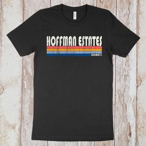 On Sale Now! Hoffman Estates, Illinois Tshirt, Hoffman Estates IL Shirt, Retro T-Shirt, Vintage 70s 80s Style Tee Shirt
