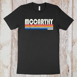 On Sale Now! McCarthy Alaska Tshirt, McCarthy AK Shirt, Retro T-Shirt, Vintage Inspired, Vintage 70s 80s Style Tee Shirt