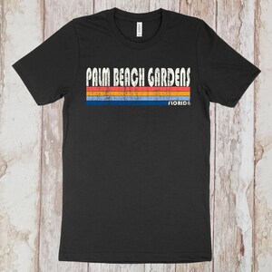 On Sale Now! Palm Beach Gardens, Florida Tshirt, Palm Beach Gardens FL Shirt, Retro T-Shirt, Vintage 70s 80s Style Tee Shirt