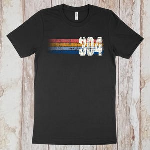 On Sale Now! 304 Area Code Tshirt |West Virginia Tee Shirt | Retro Vintage Grunge Style T-Shirt