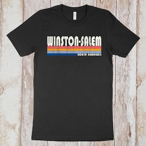On Sale Now! Winston-Salem, North Carolina Tshirt, Winston-Salem NC Shirt, Retro T-Shirt, Vintage 70s 80s Style Tee Shirt