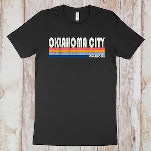 On Sale Now! Oklahoma City, Oklahoma Tshirt, Oklahoma City OK Shirt, Retro Unisex Tshirt Vintage 70s 80s Style Tee Shirt