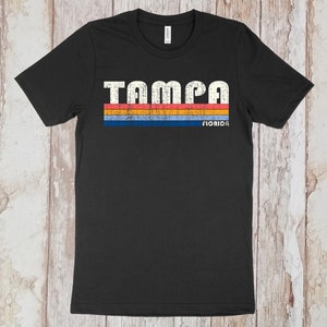 Vintage 70s 80s Style Tampa, Florida Tshirt, Tampa FL Shirt,  Retro Unisex Tshirts