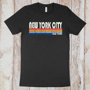 Jetzt im Angebot! New York, New York Tshirt, New York NY Shirt, Retro Unisex Tshirt Vintage 70er 80er Jahre Stil T-Shirt