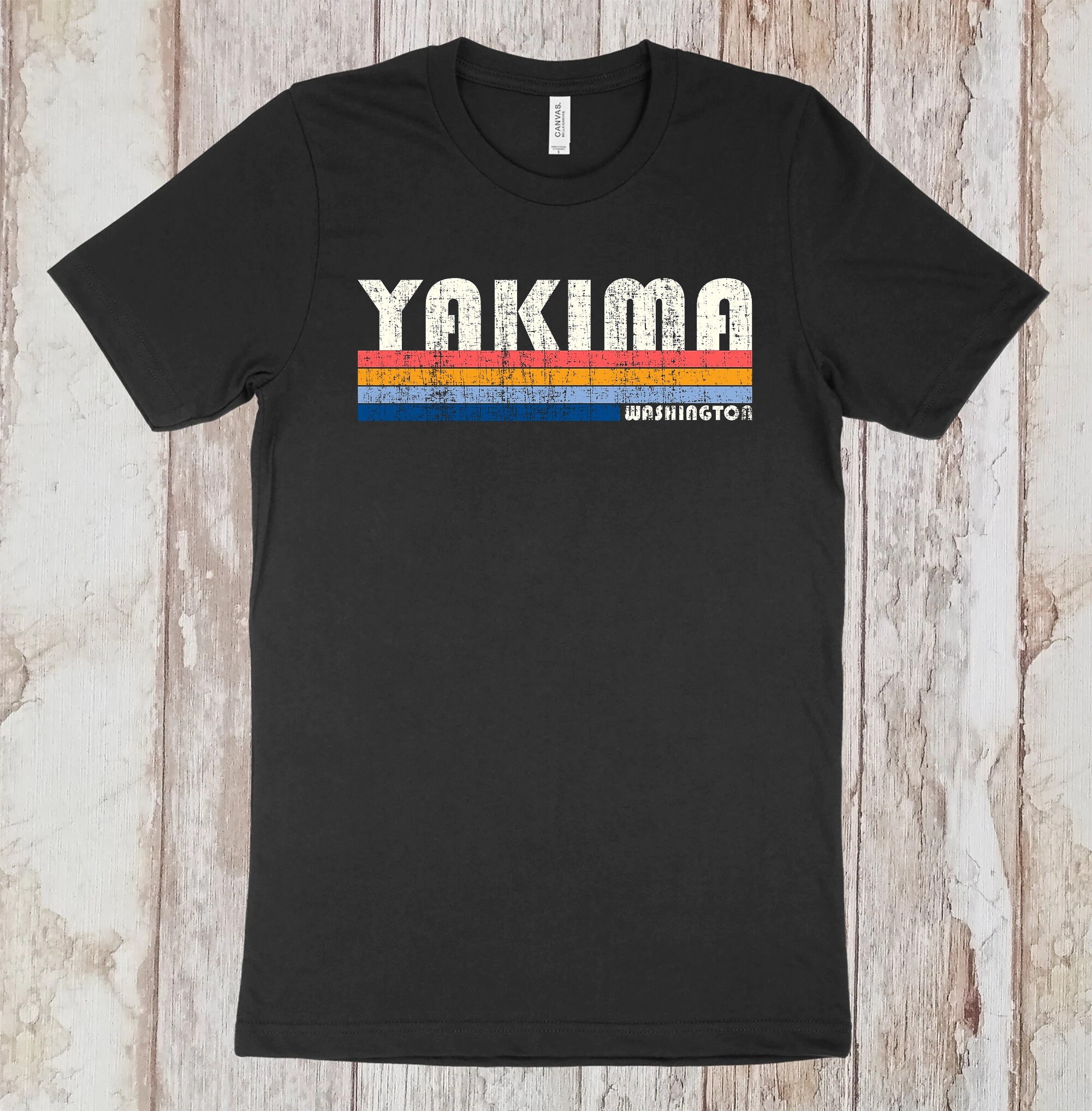 On Sale Now 70s 80s Style Yakima Washington Tshirt Yakima Etsy