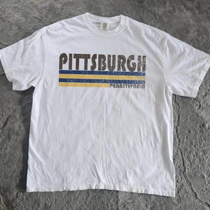 Pittsburgh Pennsylvania shirt, 412 netnummer T-shirt, Pittsburgh universiteitsstad cadeau, Pittsburgh wedstrijdshirt voor tailgateparty's, Pittsburgh DTF transfer