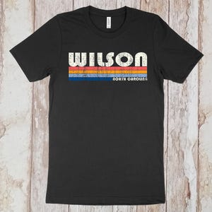 On Sale Now! Wilson, North Carolina Tshirt, Wilson NC Shirt, Retro Unisex Tshirt Vintage 70s 80s Style Tee Shirt