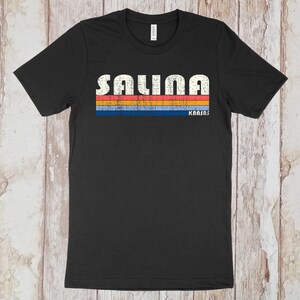 On Sale Now! Salina, Kansas Tshirt, Salina KS Shirt, Retro Unisex Tshirt Vintage 70s 80s Style Tee Shirt