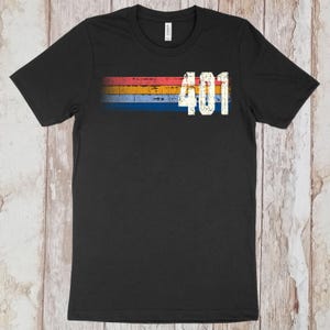 On Sale Now! 401 Area Code Tshirt |Rhode Island Tee Shirt | Retro Vintage Grunge Style T-Shirt