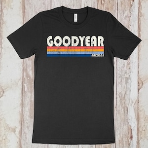 ただいま販売中！グッドイヤー、アリゾナ Tシャツ、グッドイヤー AZ シャツ、レトロ ユニセックス Tシャツ ヴィンテージ 70 年代 80 年代スタイル T シャツ