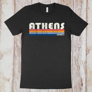 Jetzt im Angebot! Athen, Georgia Tshirt, Athen GA Shirt, Retro Unisex Tshirt Vintage 70er Jahre 80er Jahre Stil T-Shirt