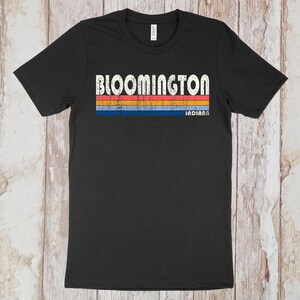 On Sale Now! Bloomington Indiana Tshirt, Bloomington IN Shirt, Retro Unisex Tshirt Vintage 70s 80s Style Tee Shirt