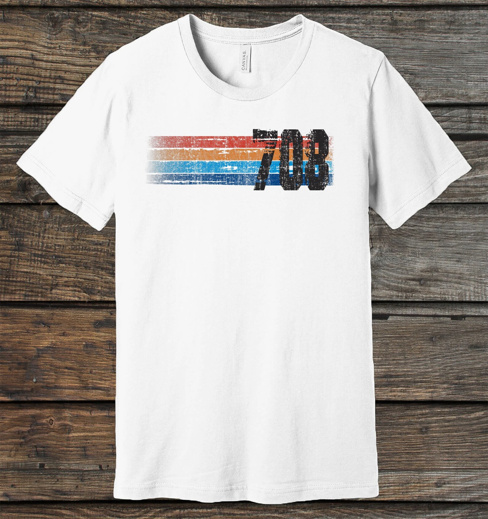 On Sale Now Vintage Grunge Style 708 Area Code T shirt Etsy
