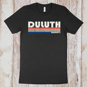 On Sale Now! Duluth Minnesota Tshirt, Duluth MN Shirt, Retro Unisex Tshirt Vintage 70s 80s Style Tee Shirt