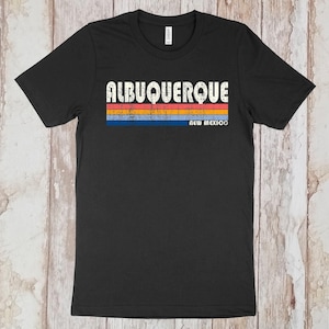 On Sale Now! Albuquerque, New Mexico Tshirt, Albuquerque NM Shirt, Retro Unisex Tshirt Vintage 70s 80s Style Tee Shirt