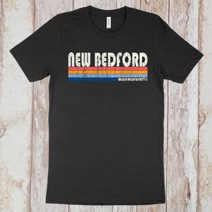 On Sale Now! New Bedford Massachusetts Tshirt, New Bedford MA Shirt, Retro Unisex Tshirt Vintage 70s 80s Style Tee Shirt