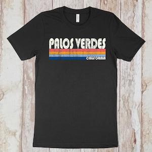 À venda agora! Palos Verdes, California Tshirt, Palos Verdes CA Shirt, Shirt.Vintage 70s 80s Style Tee Shirt