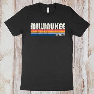 Jetzt im Angebot! Milwaukee, Wisconsin Tshirt, Milwaukee WI Shirt, Retro Unisex Tshirt Vintage 70er 80er Jahre Style T Shirt