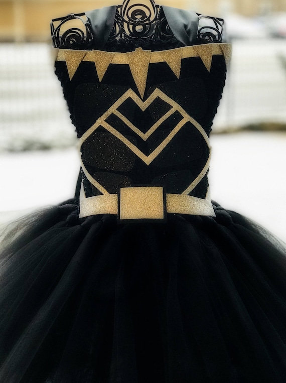 adidas marvel black panther graphic dress
