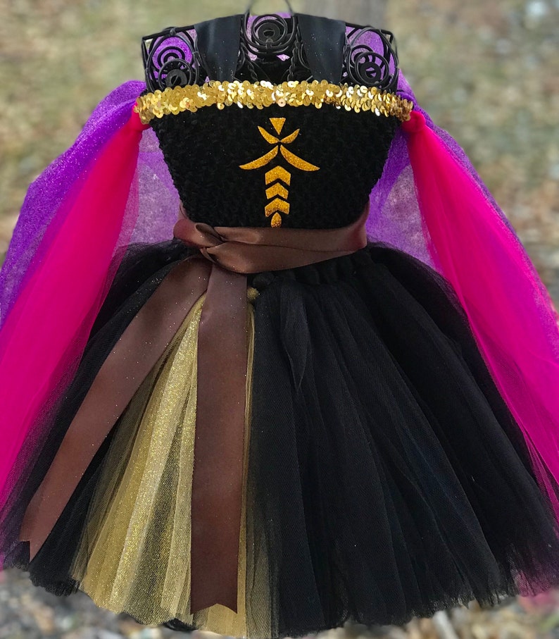 Purple Caped Princess Tutu Dress